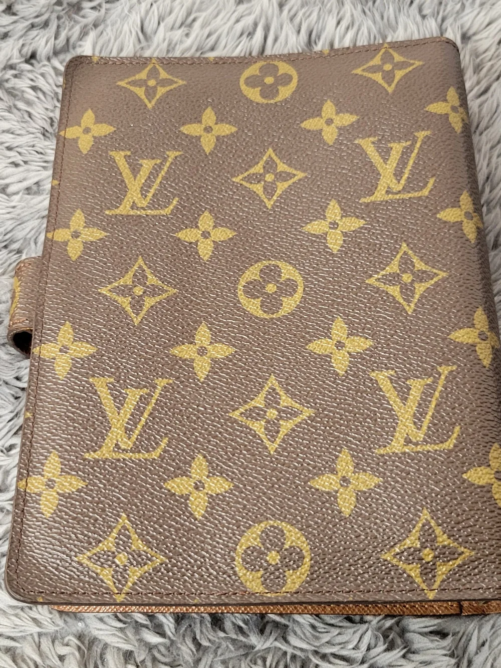 Louis Vuitton Brown Monogram Canvas Agenda Cover MM Size